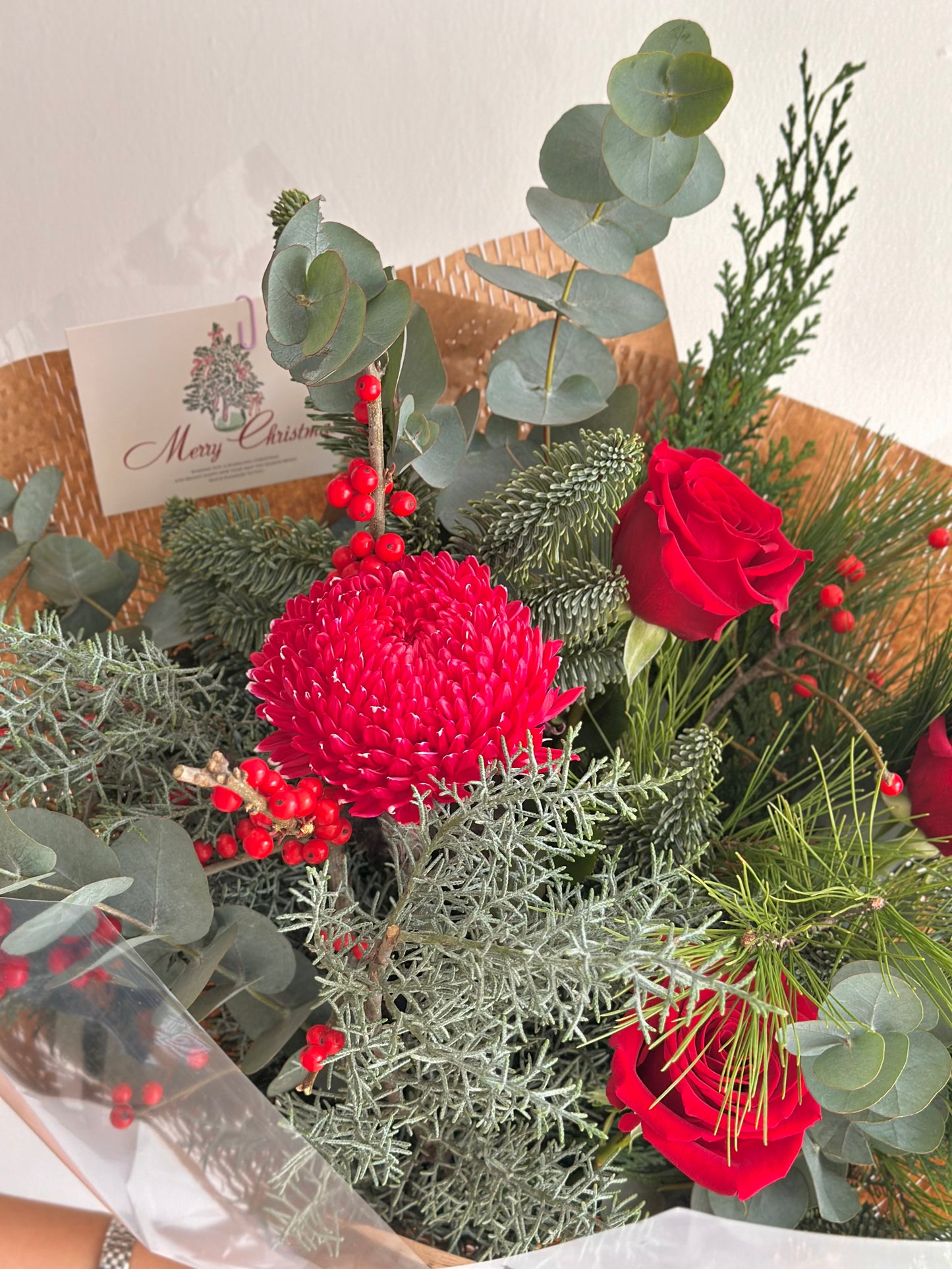 Winter Charm Red Bouquet