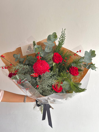 Winter Charm Red Bouquet