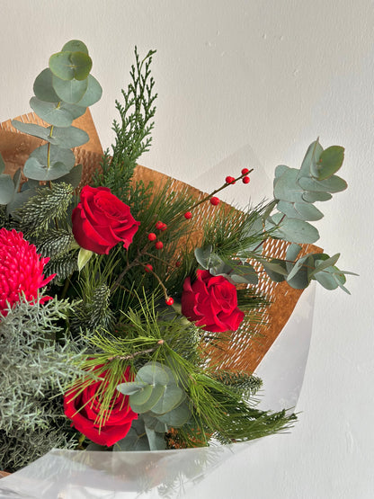 Winter Charm Red Bouquet