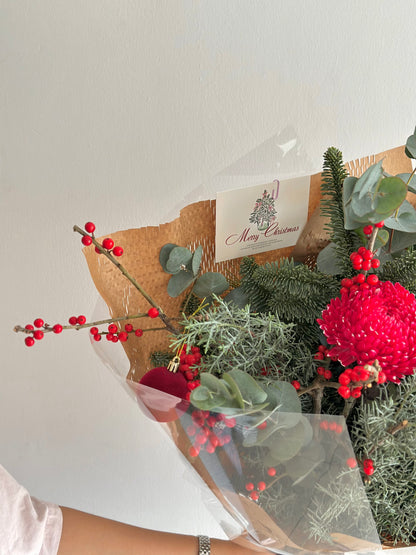 Winter Charm Red Bouquet