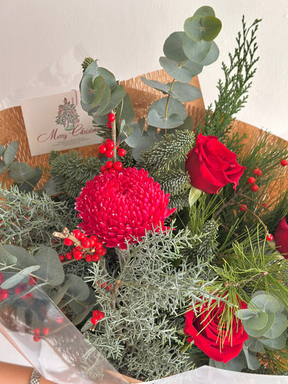 Winter Charm Red Bouquet