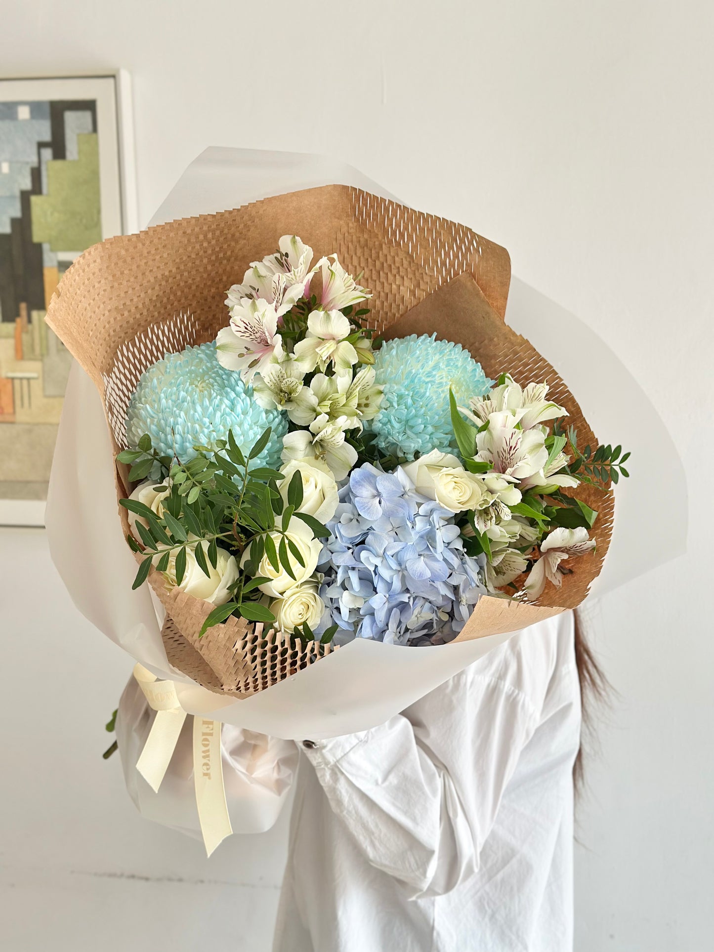 Blue Serenity Hand-Tied Bouquet