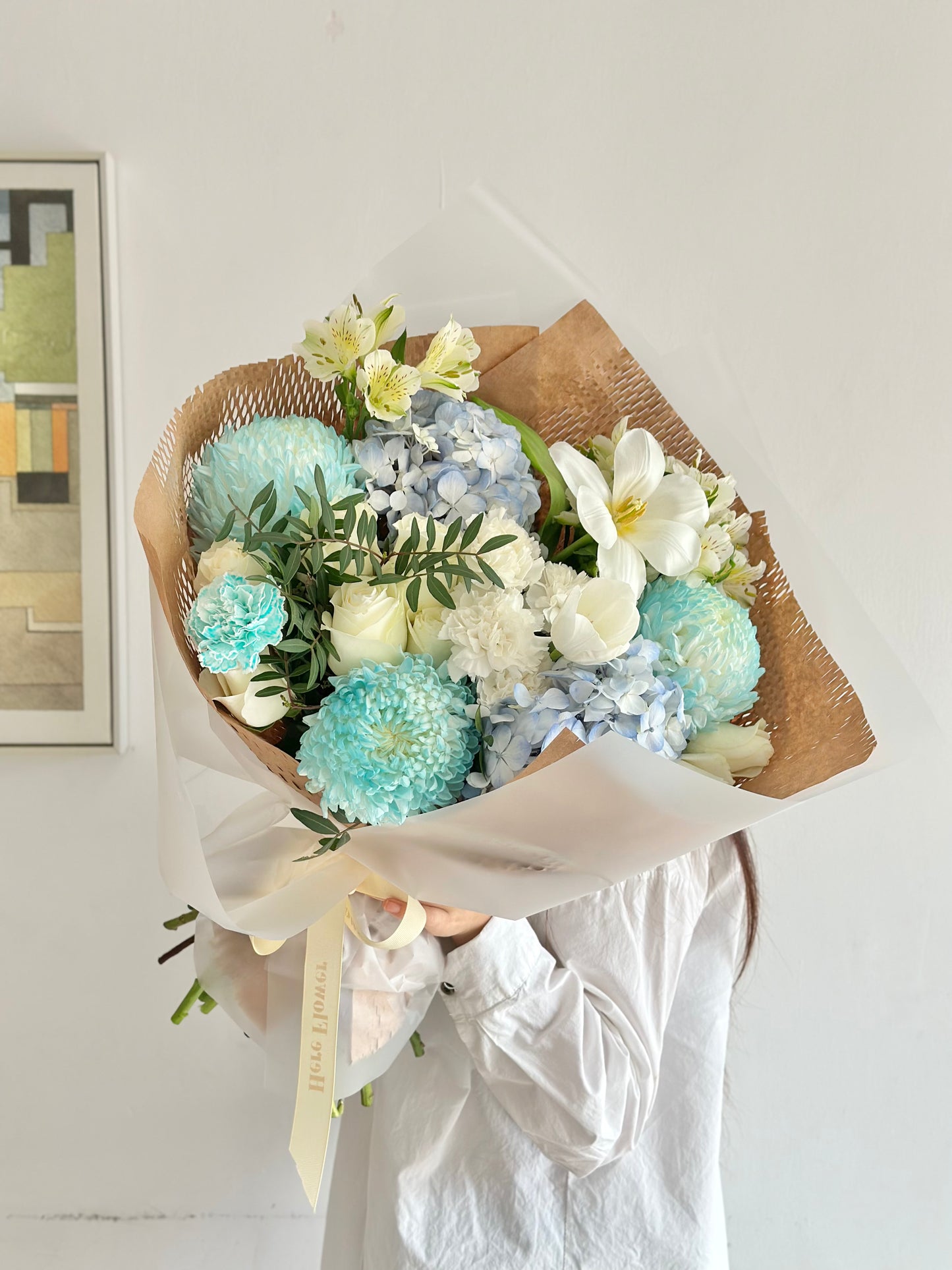 Blue Serenity Hand-Tied Bouquet